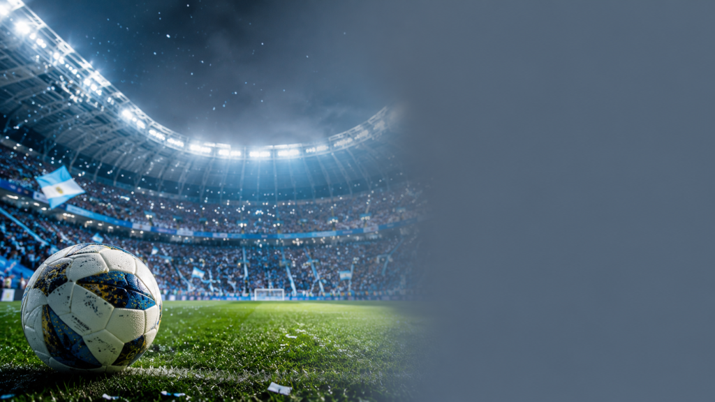 Argentina en el Mundial 2026: estadio de fútbol lleno