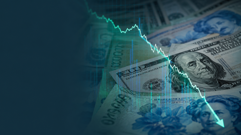 Inflación en Argentina y el dólar: gráficos financieros y billetes