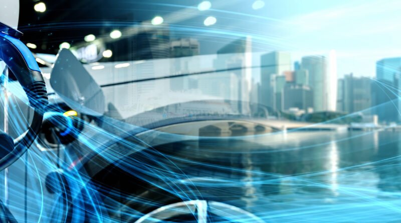 Estación de carga que ilustra los autos eléctricos en Argentina