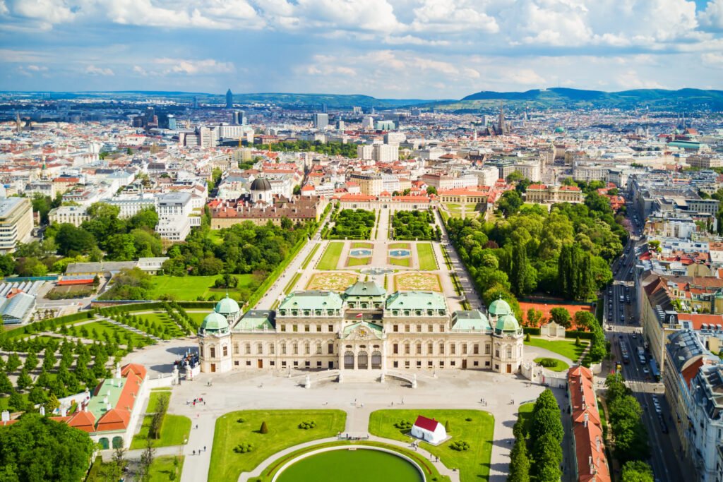 Palacio imperial de Viena que ilustra el viaje de Nicole Neumann a la capital austríaca