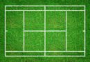 Cancha de césped de tenis que ilustra la final de Wimbledon entre Sinner vs Zverev