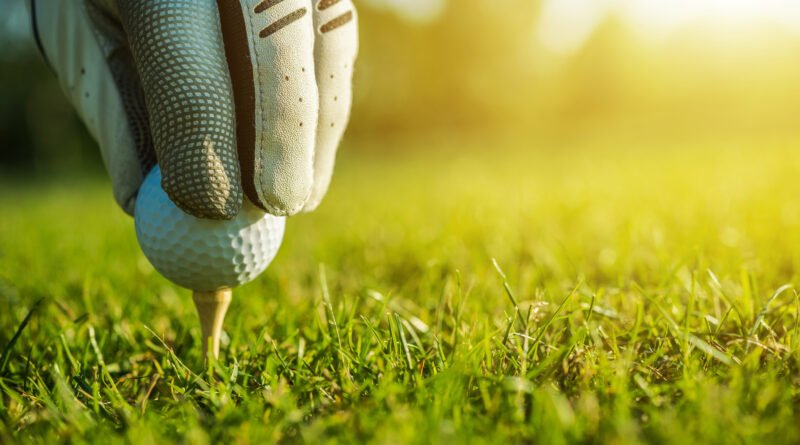 Pelota de golf sobre el tee que ilustra la promesa de Tom Holland