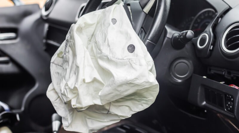 Chiara Mancuso: airbag activado tras un accidente automovilístico