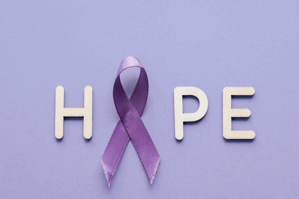 femicidios en Argentina: lazo violeta de concientización contra la violencia
