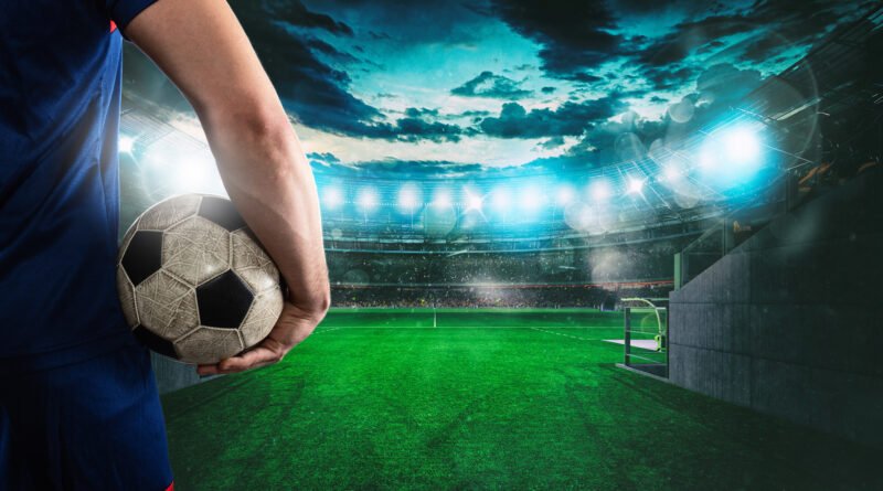 Julián Álvarez: futbolista con pelota saliendo del túnel del vestuario