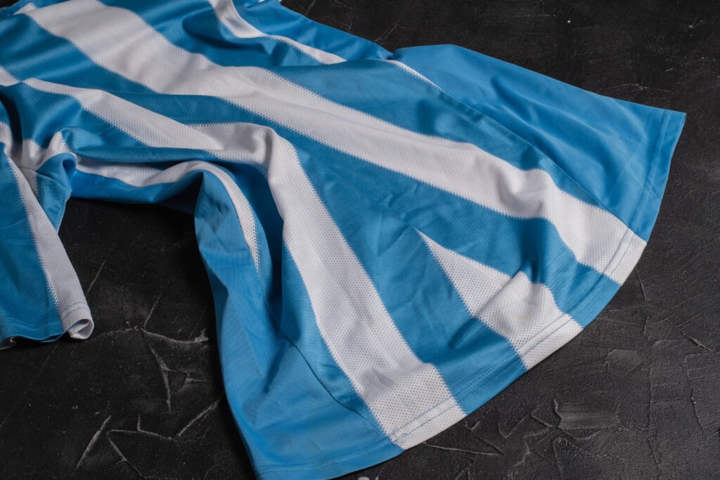 Malvinas en la camiseta: remera con los colores de la Selección argentina