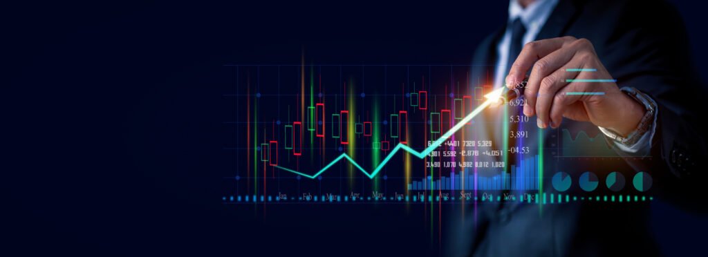 plan sin platita: gráfico de crecimiento económico y análisis financiero