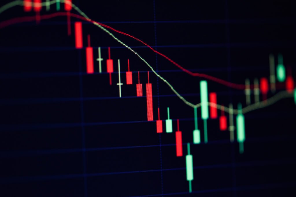 Riesgo país: gráfico bursátil en caída