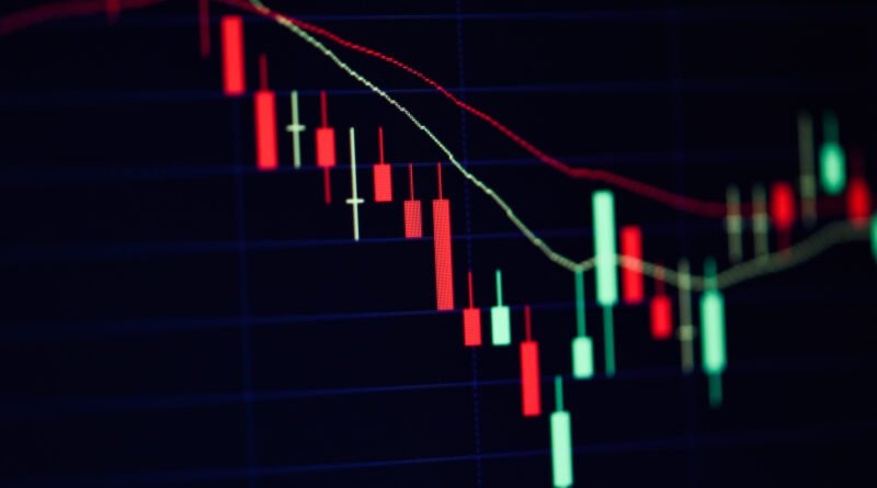 Riesgo país: gráfico bursátil en caída