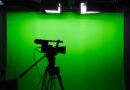 Wanda Nara: estudio de televisión con luces e iluminación de set
