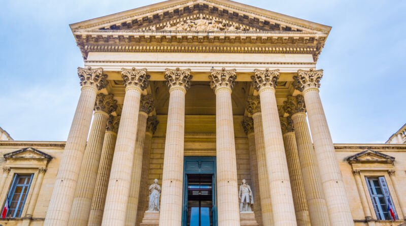 crimen de Aramburu: fachada de un tribunal de justicia europeo
