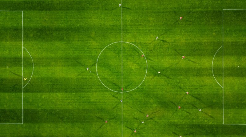 Boca en la Sudamericana: vista aérea de una cancha de fútbol