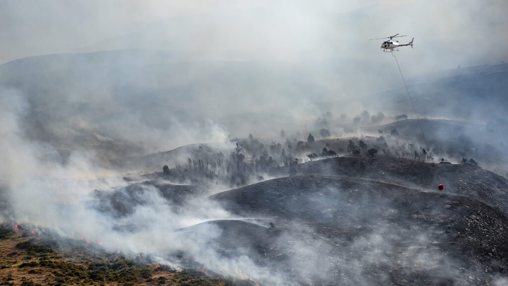 Incendio en Misiones combatido con apoyo aéreo