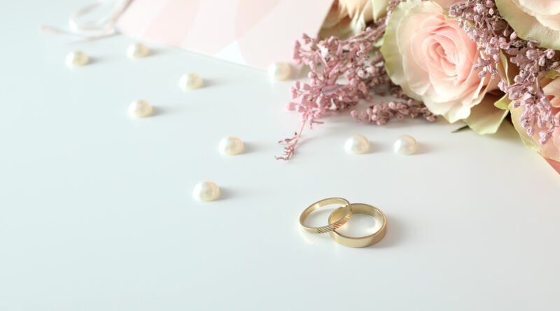 Julieta Prandi: anillos de boda dorados
