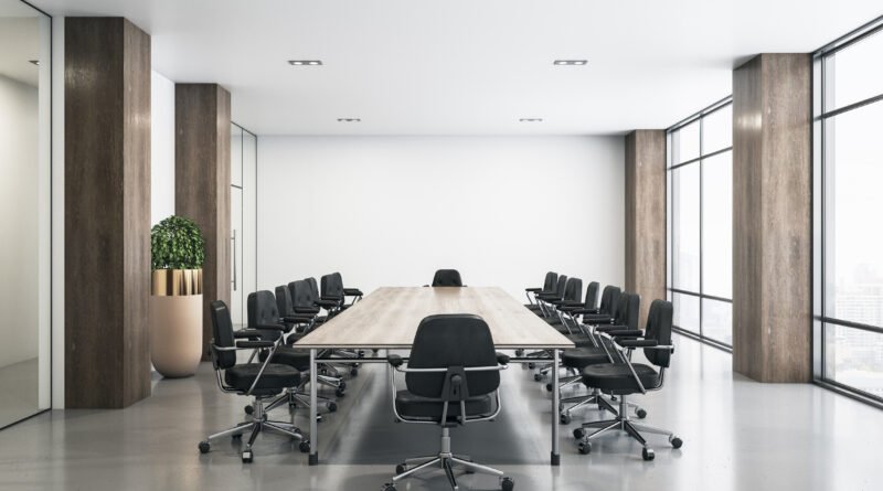 Presupuesto 2027: sala de reuniones con mesa de negociación política