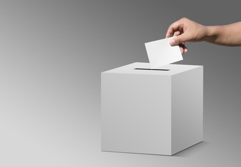 reforma electoral: concepto de voto y elecciones con urna