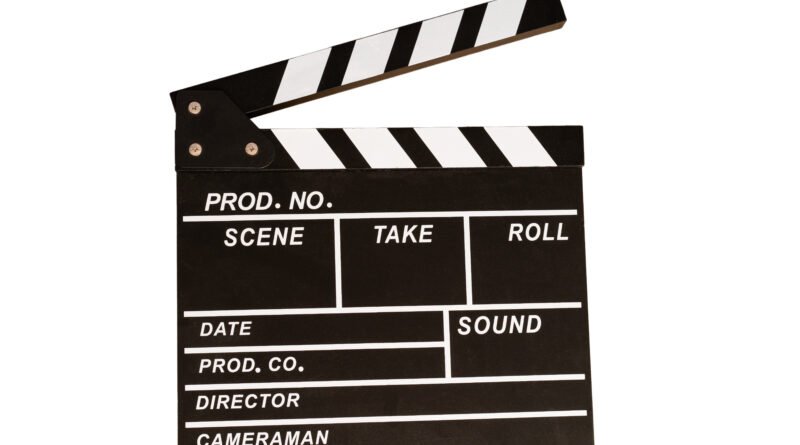 serie de Wanda Nara: claqueta de cine sobre fondo claro