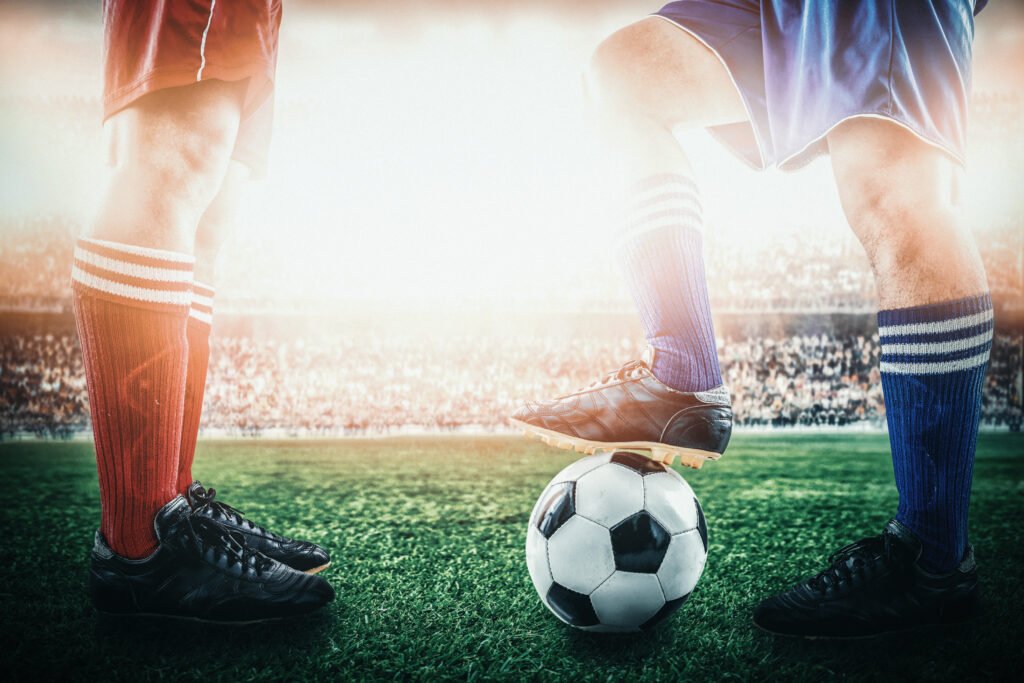 triunfo de Boca: dos equipos de fútbol en el inicio de un partido en el estadio
