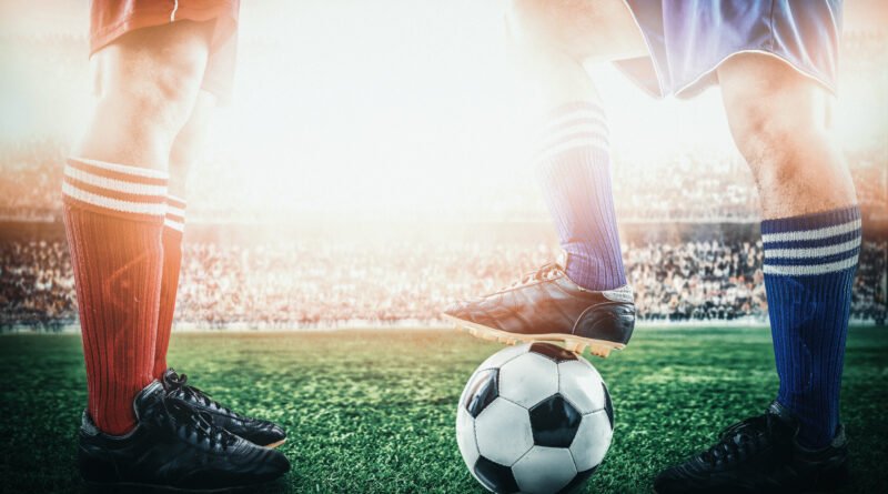 triunfo de Boca: dos equipos de fútbol en el inicio de un partido en el estadio