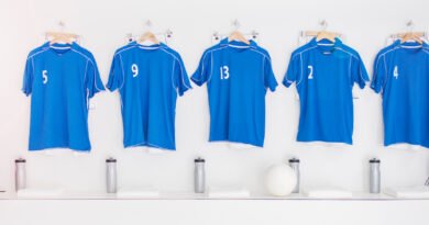 amistosos de la Selección: camisetas de fútbol en el vestuario
