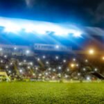 Boca ante Vasco: estadio de fútbol colmado de noche