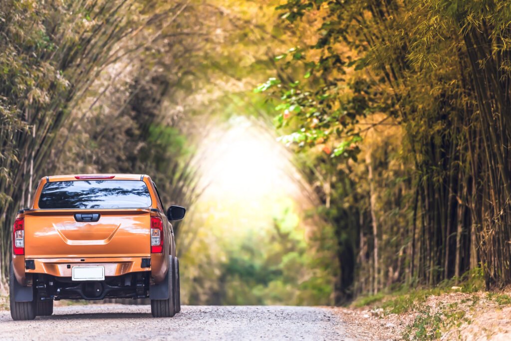 Chery Himla: pick up en un camino de tierra