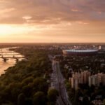 Copa Sudamericana: exterior de un estadio moderno de fútbol