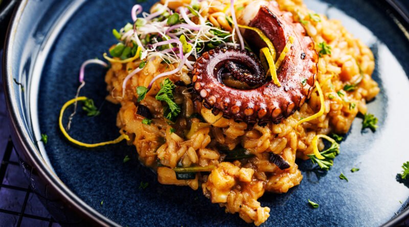 MasterChef Celebrity: plato de arroz con frutos de mar