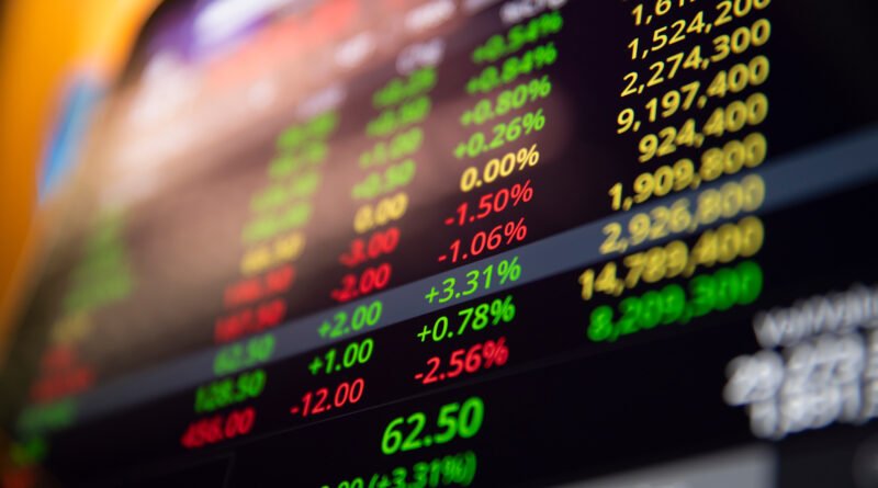 riesgo país: pizarra electrónica del mercado con cotizaciones
