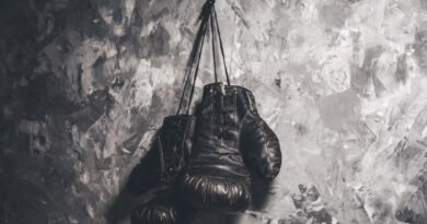 muerte del Roña Castro: guantes de boxeo sobre fondo oscuro