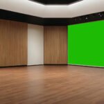 Sabrina Rojas: set de televisión vacío con luces de estudio