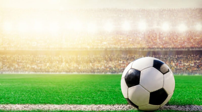 Selección Argentina: pelota de fútbol en el estadio