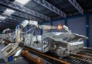 línea de montaje automotriz con robots, Stellantis en Argentina